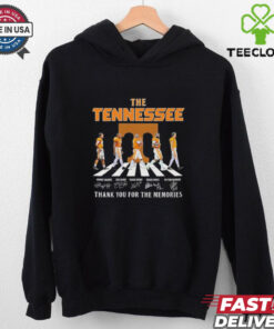 The Tennessee Volunteers thank you for the memories abbey road signatures shirt