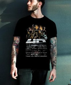 The Terminator 40 Years Of 1984 2024 T Shirt Thank You For Memories