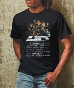 The Terminator 40 Years Of 1984 2024 T Shirt Thank You For Memories