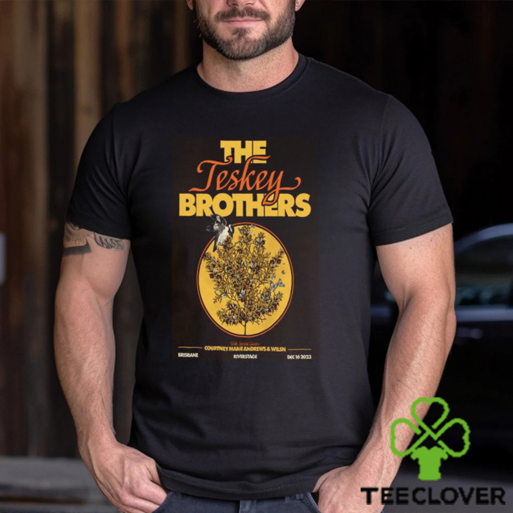 The Teskey Brothers Brisbane December 16 2023 Poster Shirt The Teskey Brothers Brisbane December 16 2023 Poster Shirt