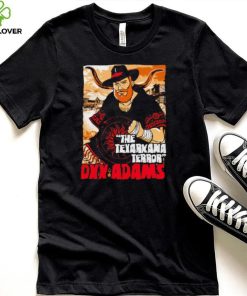 The Texarkana Terror Oxx Adams professional wrestler cartoon shirt
