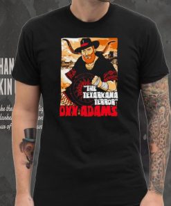 The Texarkana Terror Oxx Adams professional wrestler cartoon shirt