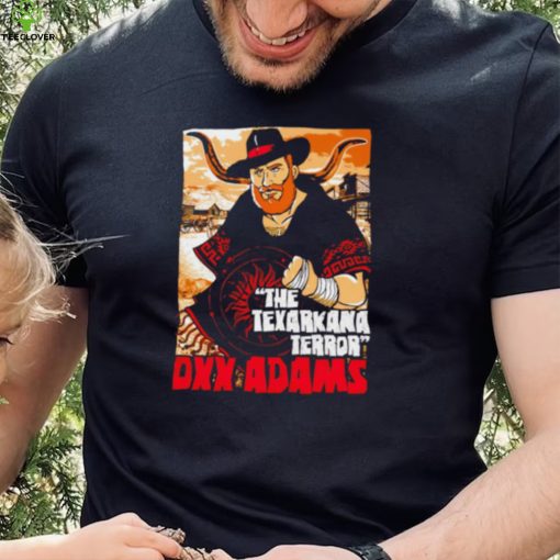 The Texarkana Terror Oxx Adams professional wrestler cartoon shirt