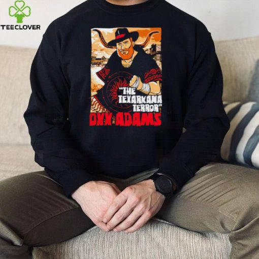 The Texarkana Terror Oxx Adams professional wrestler cartoon shirt