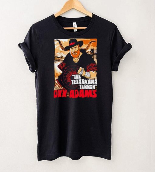 The Texarkana Terror Oxx Adams professional wrestler cartoon shirt