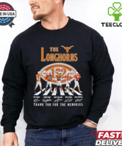 The Texas Longhorns 132nd Anniversary 1893 2025 abbey road signatures shirt