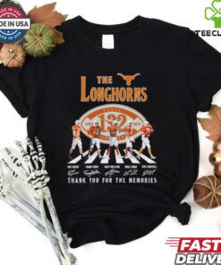 The Texas Longhorns 132nd Anniversary 1893 2025 abbey road signatures shirt