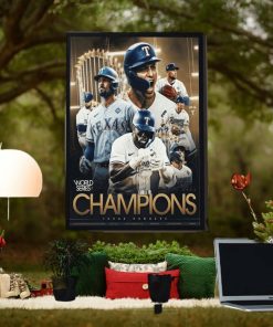 The Texas Rangers Are World Series Champions For The First Time In Franchise History Home Decor Poster Canvas