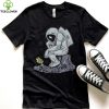 The Thinker Beside Flowers Vintage Nasa T Shirt