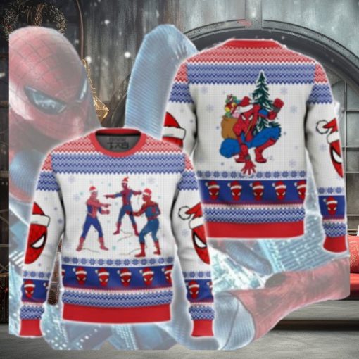 The Three Spider Man Ugly Sweater