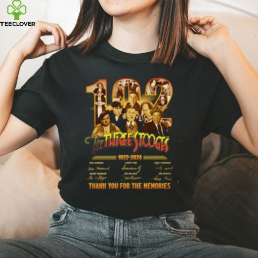 The Three Stooges 102th Anniversary 1922 – 2024 Thank You For The Memories T Shirt