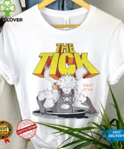 The Tick Superhero Parody Sewer Urchin Character With Logotype 1994 Tv Series shirt