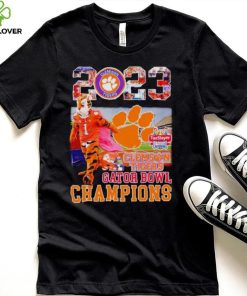 The Tiger mascot Clemson Tigers 2023 Gator Bowl Champions shirt