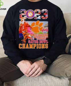 The Tiger mascot Clemson Tigers 2023 Gator Bowl Champions hoodie, sweater, longsleeve, shirt v-neck, t-shirt