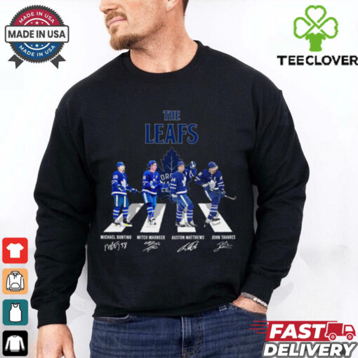 The Toronto Maple Leafs abbey road signatures shirt