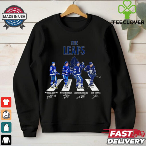 The Toronto Maple Leafs abbey road signatures shirt