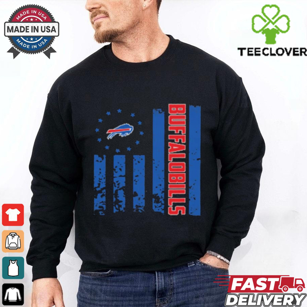 The USA Buffalo Bills Logo American Flag NFL Shirt The USA Buffalo Bills Logo American Flag NFL Shirt