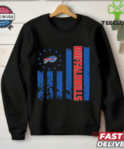 The USA Buffalo Bills Logo American Flag NFL Shirt