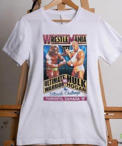 The Ultimate Warrior & Hulk Hogan Mad Engine WrestleMania VI The Ultimate Challenge T Shirt