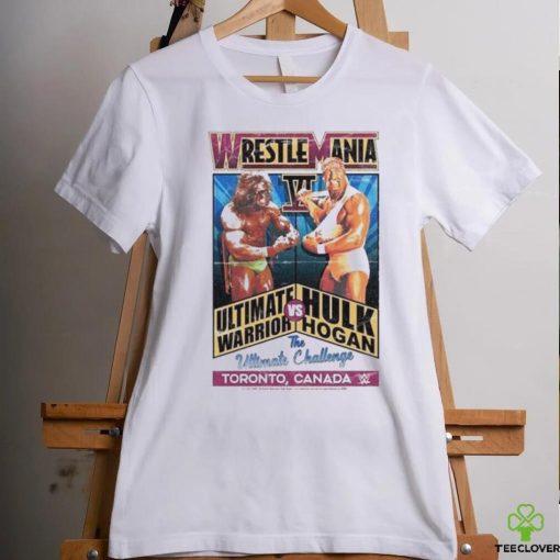 The Ultimate Warrior & Hulk Hogan Mad Engine WrestleMania VI The Ultimate Challenge T Shirt