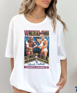 The Ultimate Warrior & Hulk Hogan Mad Engine WrestleMania VI The Ultimate Challenge T Shirt