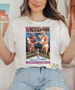 The Ultimate Warrior & Hulk Hogan Mad Engine WrestleMania VI The Ultimate Challenge T Shirt