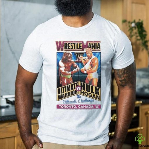 The Ultimate Warrior & Hulk Hogan Mad Engine WrestleMania VI The Ultimate Challenge T Shirt