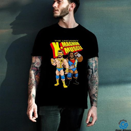 The Uncanny X Magnum Muscle cartoon shirt