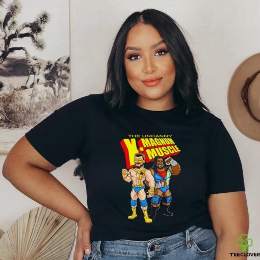 The Uncanny X Magnum Muscle cartoon shirt