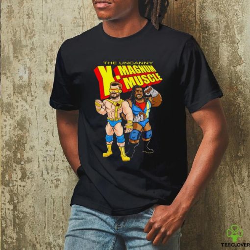 The Uncanny X Magnum Muscle cartoon shirt