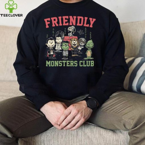 The Universal Monsters X Peanuts Friendly Monsters Club hoodie, sweater, longsleeve, shirt v-neck, t-shirt