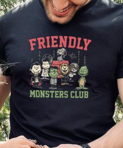 The Universal Monsters X Peanuts Friendly Monsters Club hoodie, sweater, longsleeve, shirt v-neck, t-shirt