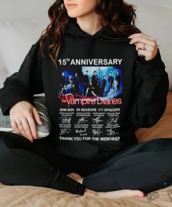 The Vampires Diaries Thank You For The Memories 15th Anniversary 2009 2024 Shirt