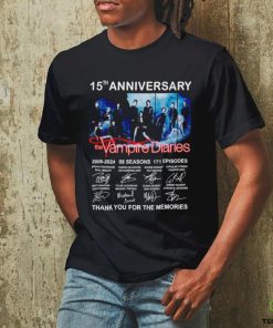 The Vampires Diaries Thank You For The Memories 15th Anniversary 2009 2024 Shirt