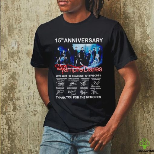 The Vampires Diaries Thank You For The Memories 15th Anniversary 2009 2024 Shirt