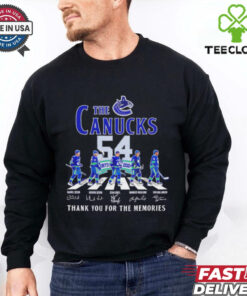 The Vancouver Canucks abbey road 1970 2024 thank you signatures shirt 2 The Vancouver Canucks abbey road 1970 2024 thank you signatures shirt
