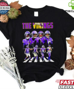 The Vikings Abbey Road player signatures shirt