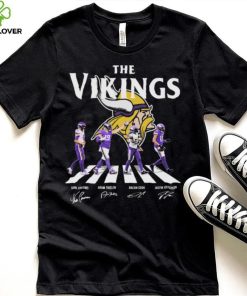 The Vikings Kirk Cousins Adam Thielen Dalvin Cook and Justin Jefferson Abbey Road Signatures T Shirt