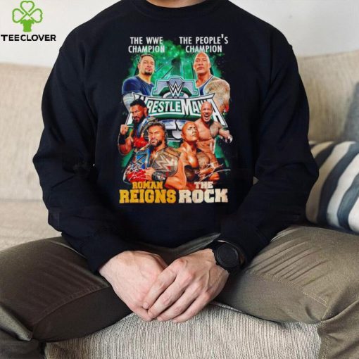 The WWE Champion Roman Reigns and The People’s Champion The Rock hoodie, sweater, longsleeve, shirt v-neck, t-shirt