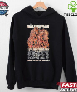 The Walking Dead 15th Anniversary 2010 2025 2010 2025 Thank You For The Memories Signature shirt
