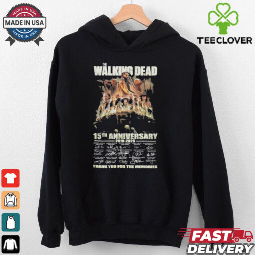 The Walking Dead 15th Anniversary 2010 2025 Signature Thank You For The Memories signatures 2024 shirt