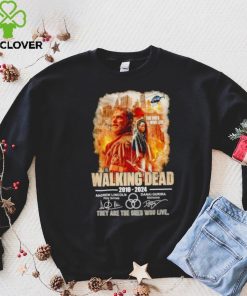 The Walking Dead 2010 2024 they are the Ones who live signatures shirt