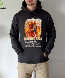The Walking Dead 2010 2024 they are the Ones who live signatures shirt