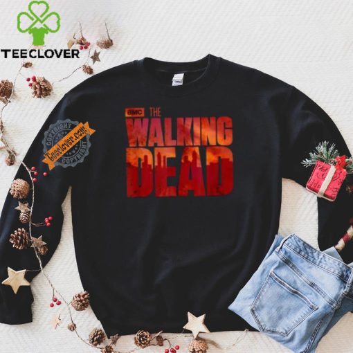 The Walking Dead Blood Logo T Shirt