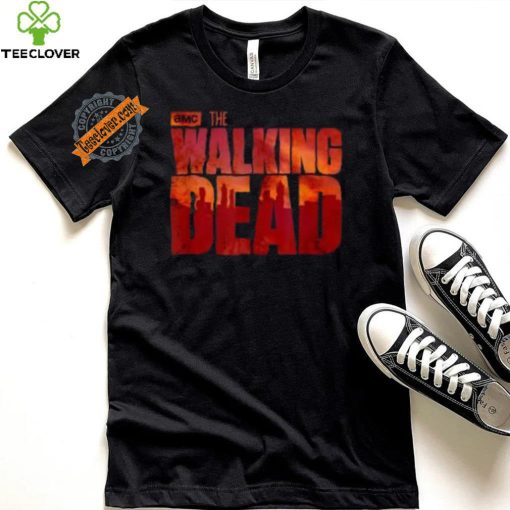 The Walking Dead Blood Logo T Shirt