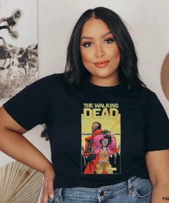 The Walking Dead Princess and Mercer comic shirt