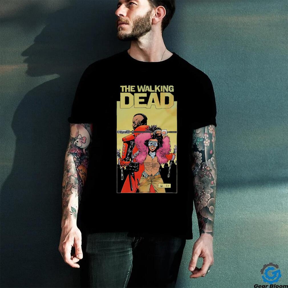 The Walking Dead Princess and Mercer comic shirt The Walking Dead Princess and Mercer comic shirt