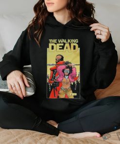 The Walking Dead Princess and Mercer comic shirt
