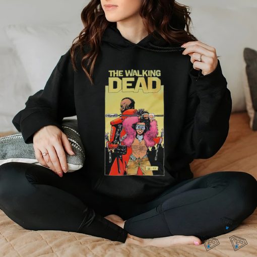 The Walking Dead Princess and Mercer comic shirt