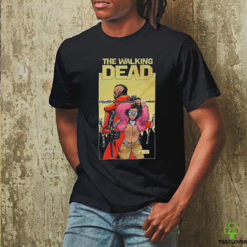 The Walking Dead Princess and Mercer comic shirt